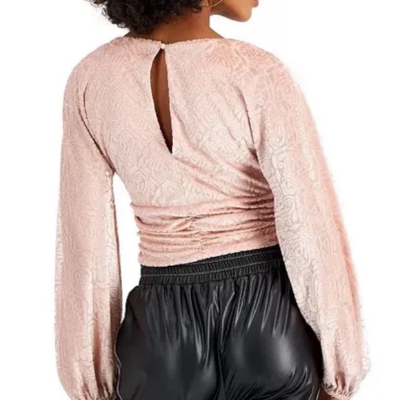 NEW🖤 Self Esteem black Velvet Cropped Sweater. - Picture 2 of 6